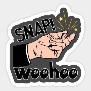 Snap Woohoo Sticker